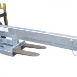 Jib swing addasadwy jib sefydlog tân wedi'i osod ar lori fforch