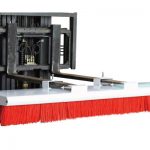 Atodiad ysgubwr stryd wedi'i osod ar lori fforch ar gyfer fforch godi