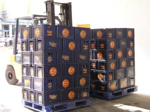 Defnydd Sideshifter Dwbl Mewn Diwydiant Diod