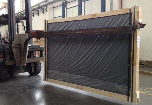 Trin Gwydr Fforch-godi Jib